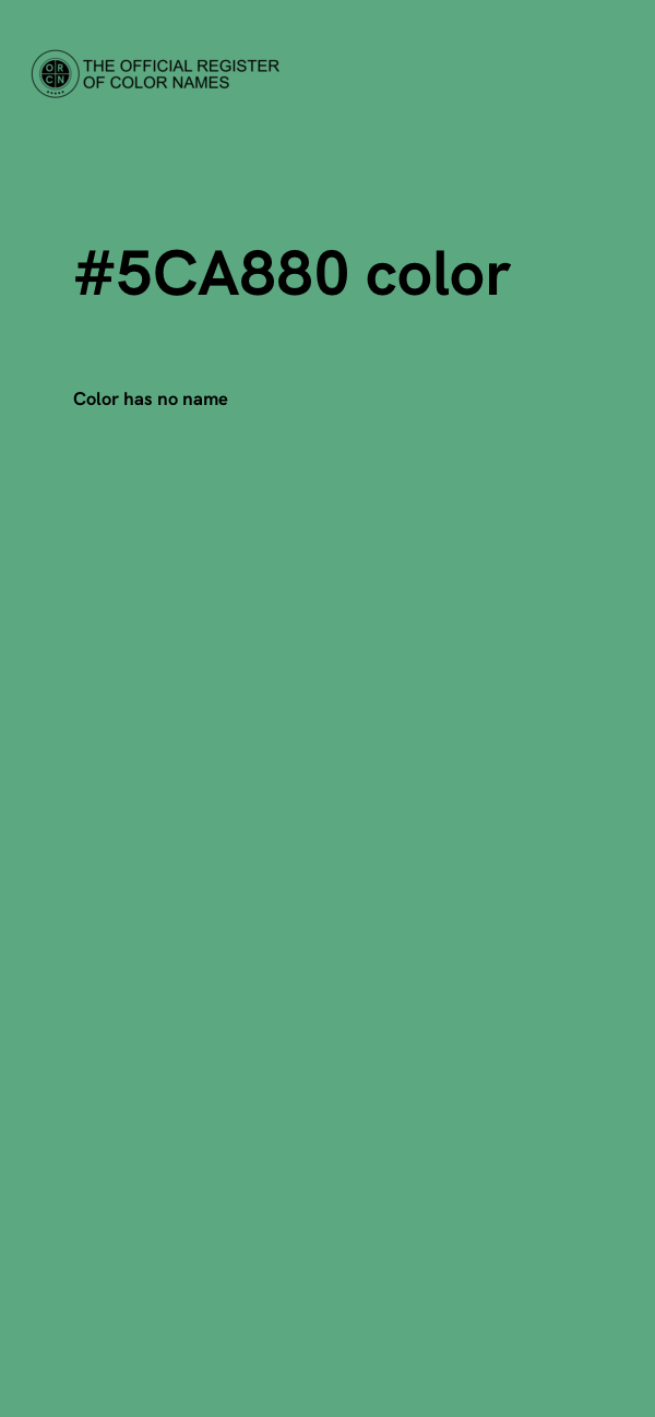 #5CA880 color image