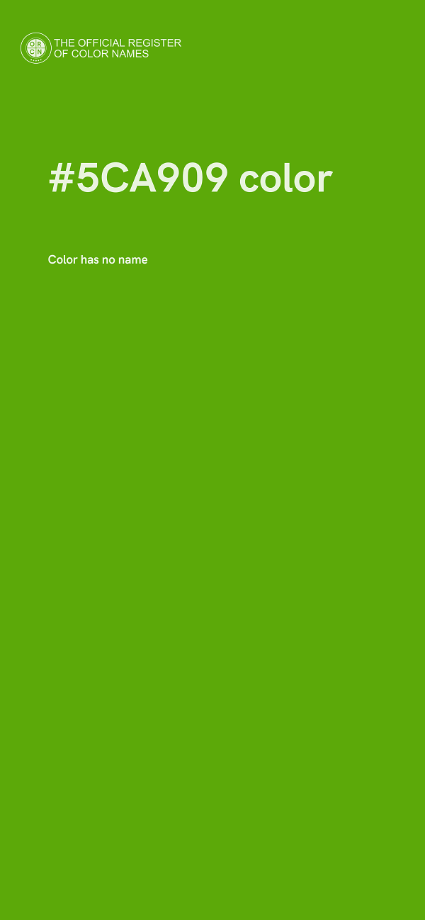 #5CA909 color image