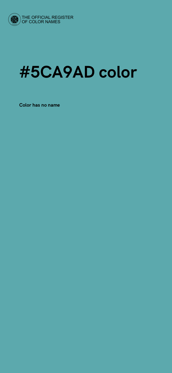 #5CA9AD color image