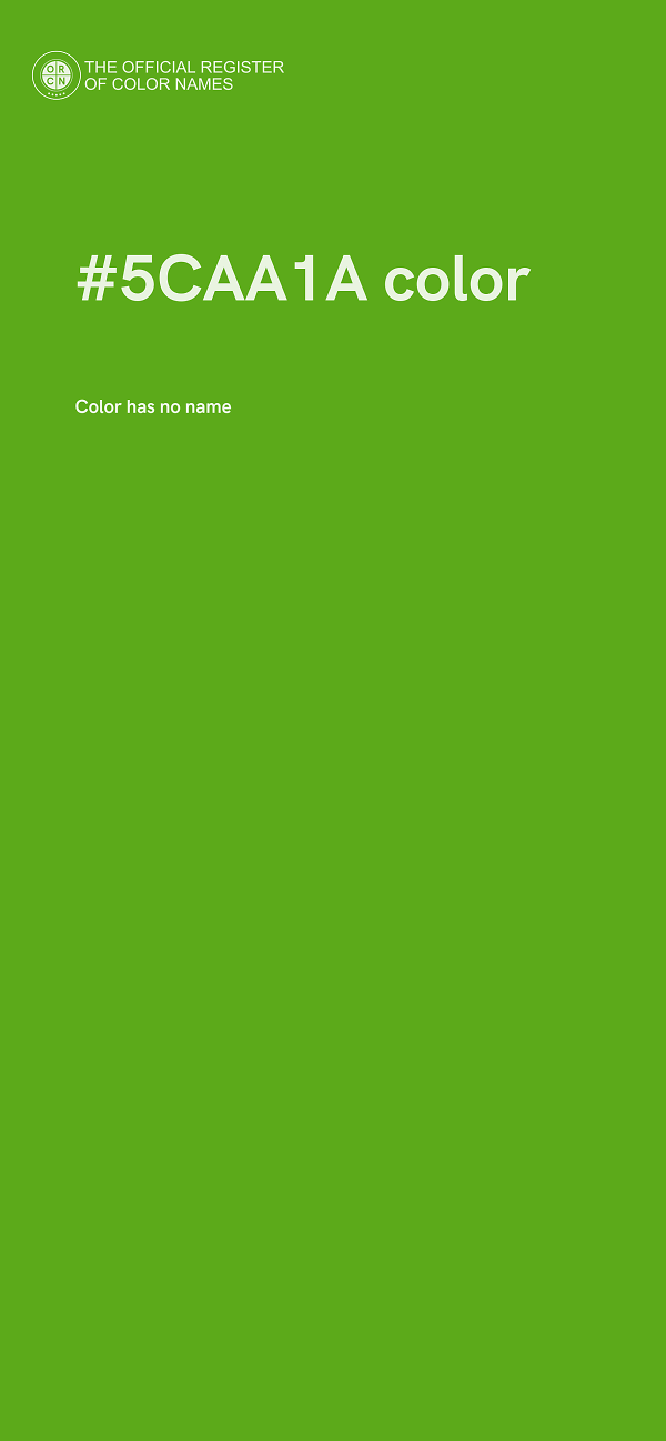 #5CAA1A color image