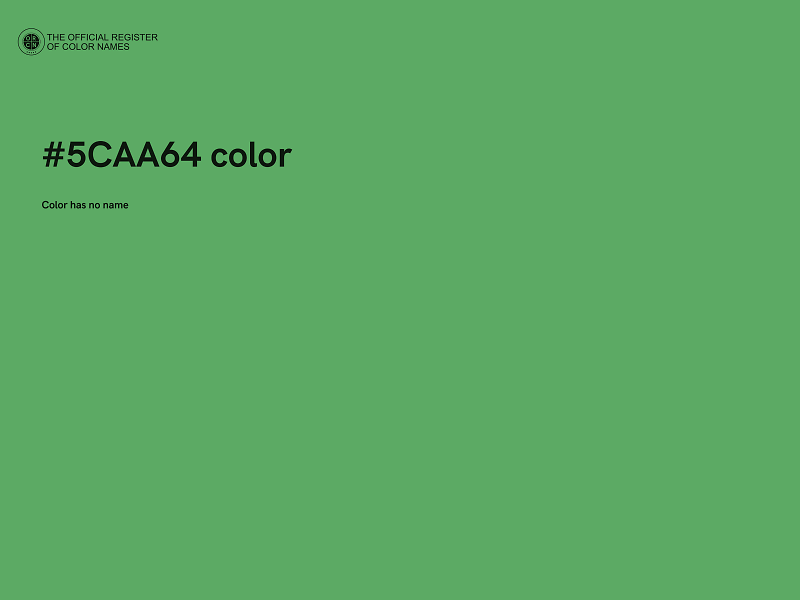 #5CAA64 color image