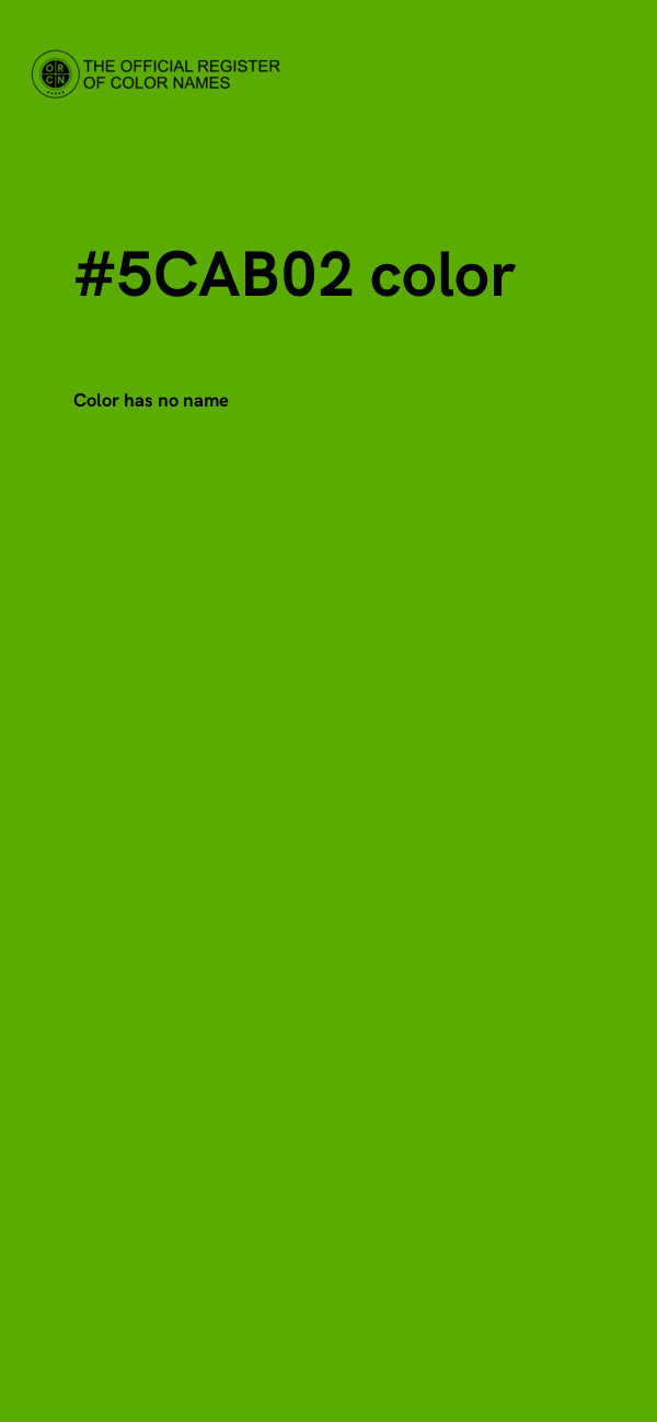 #5CAB02 color image