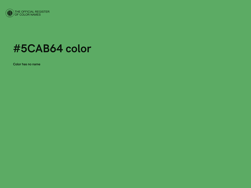 #5CAB64 color image