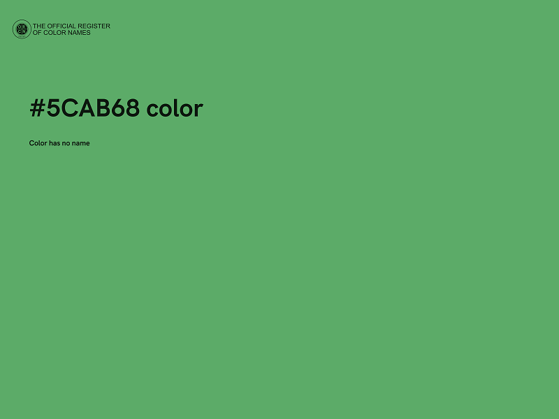 #5CAB68 color image