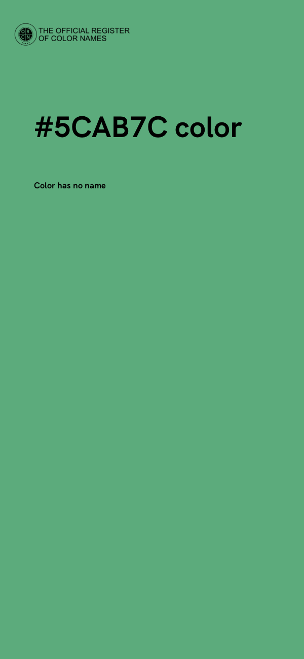 #5CAB7C color image