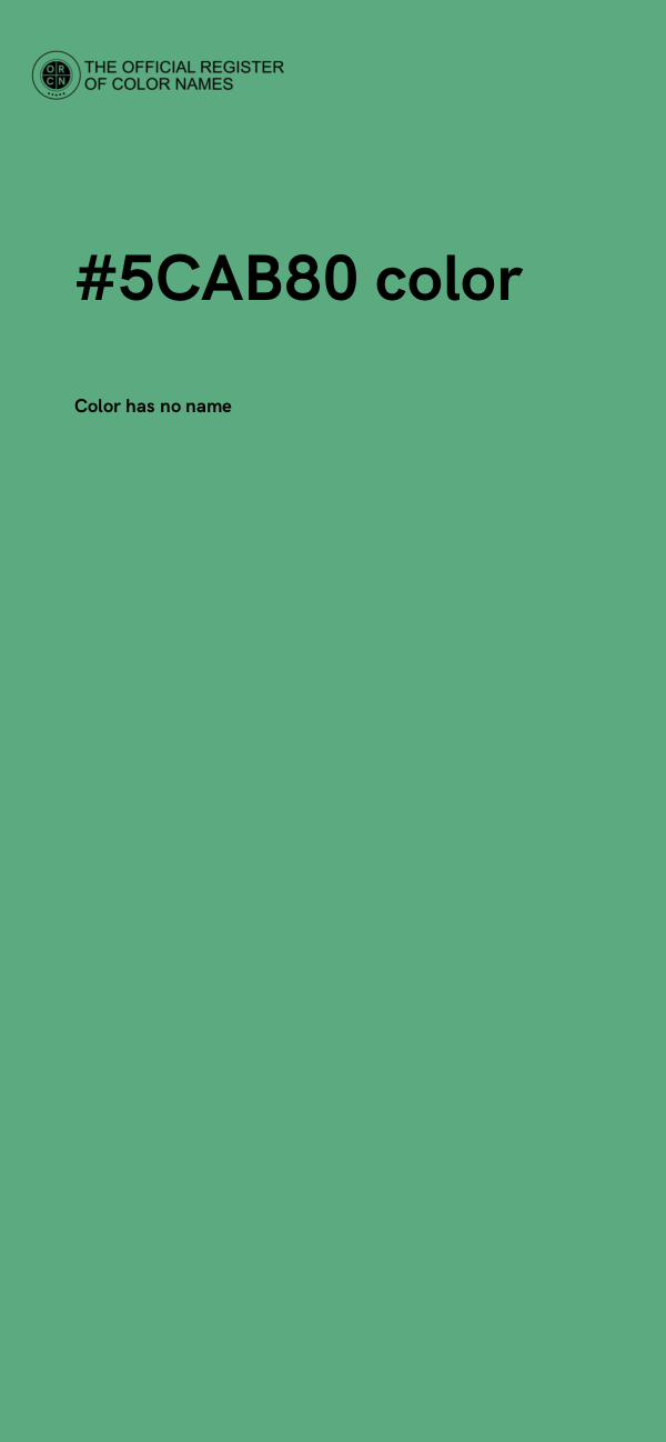 #5CAB80 color image