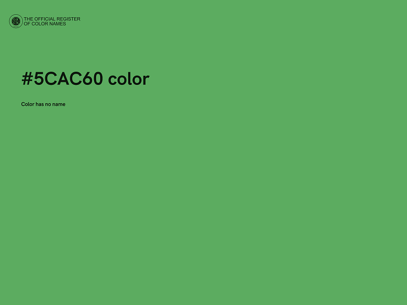 #5CAC60 color image