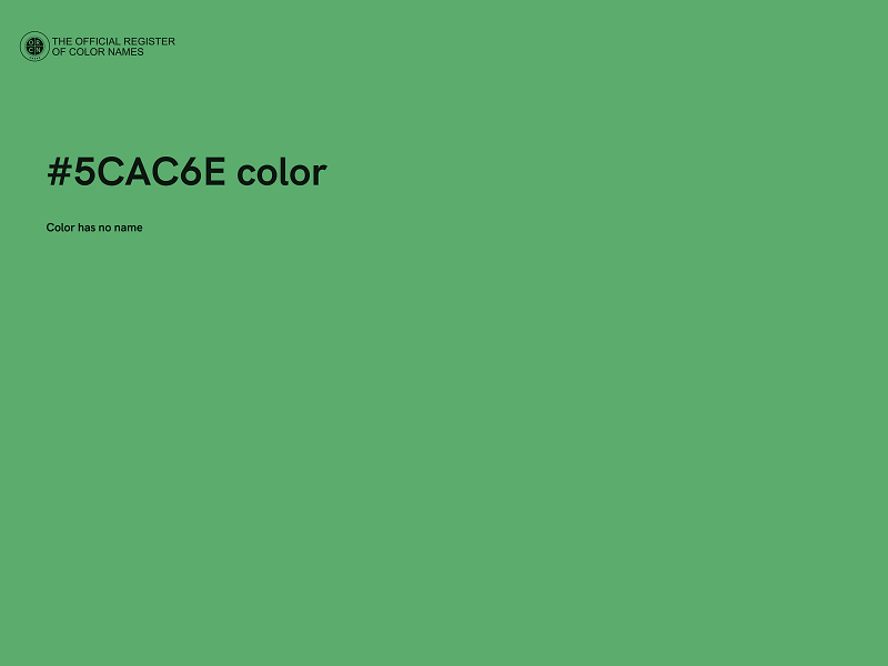 #5CAC6E color image