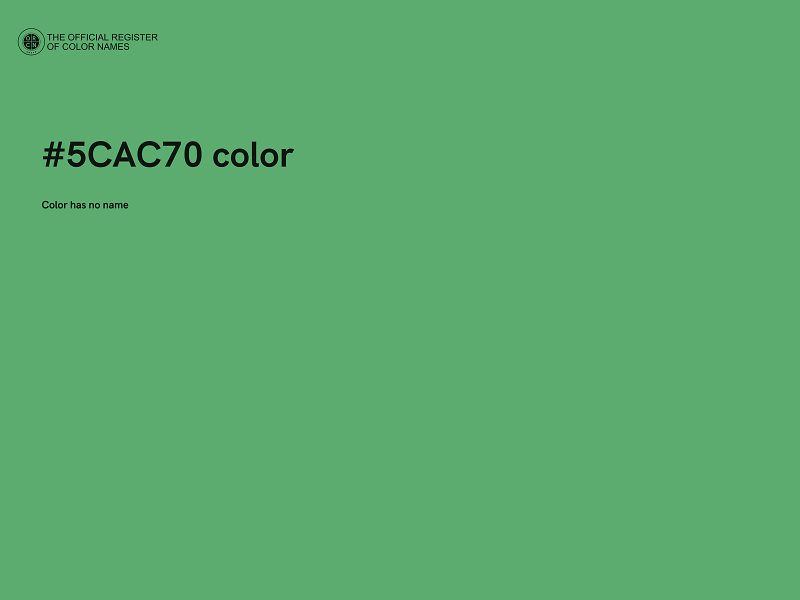 #5CAC70 color image