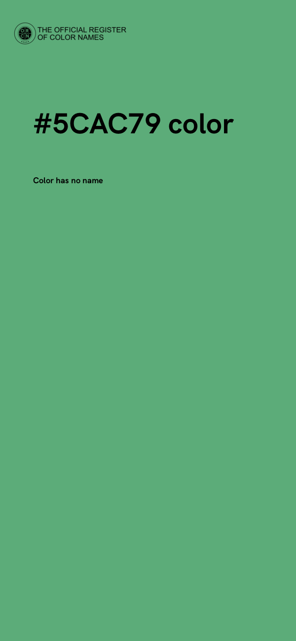 #5CAC79 color image