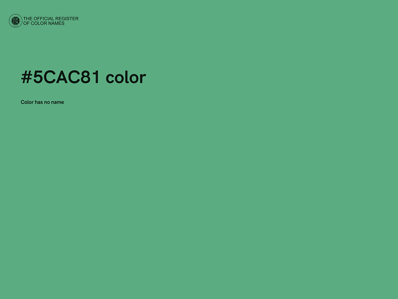 #5CAC81 color image