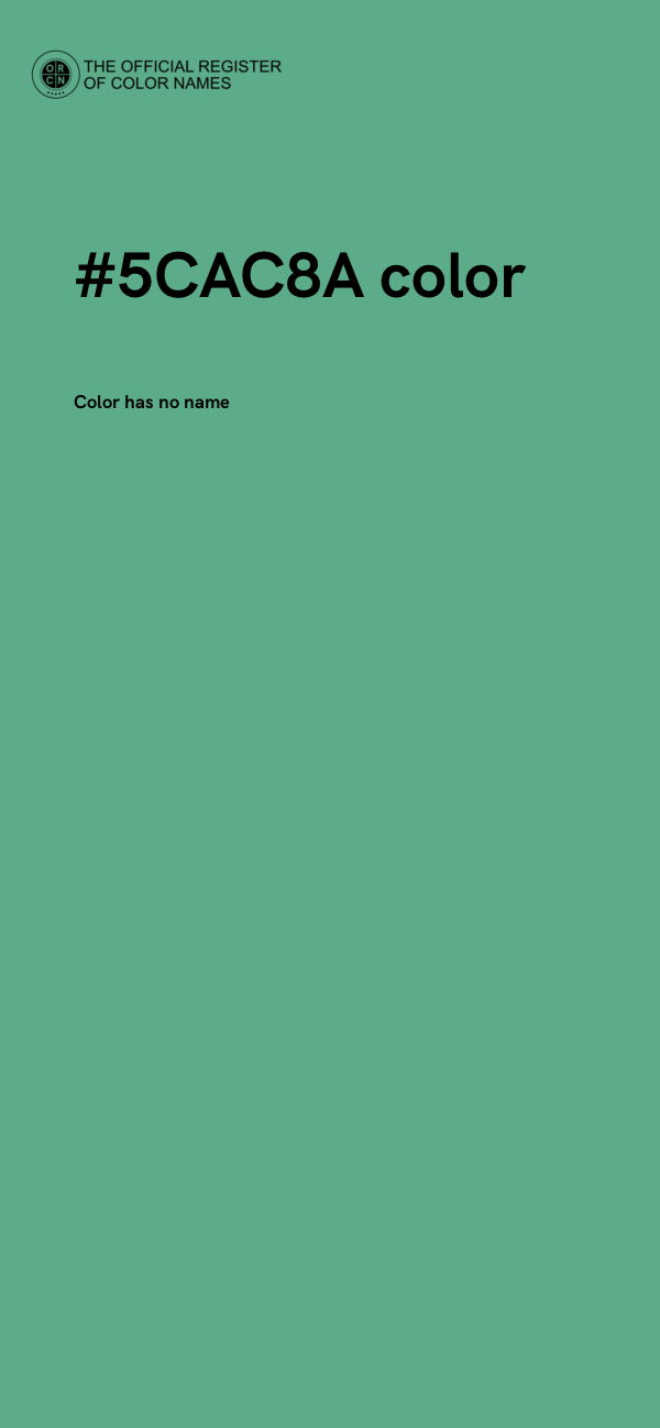 #5CAC8A color image