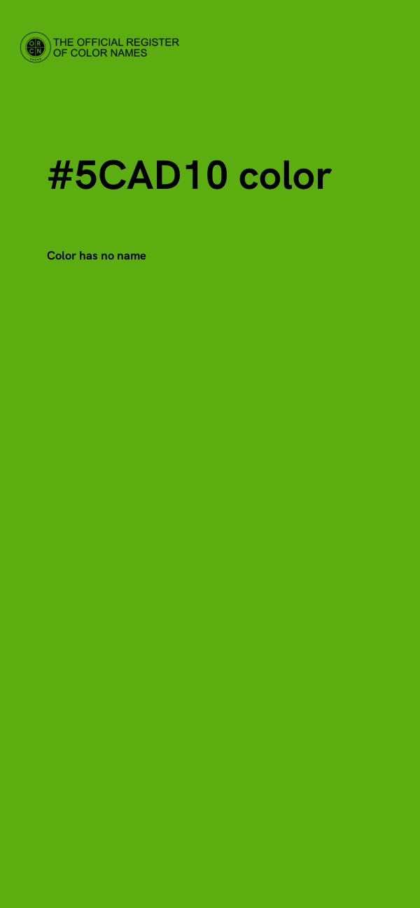 #5CAD10 color image