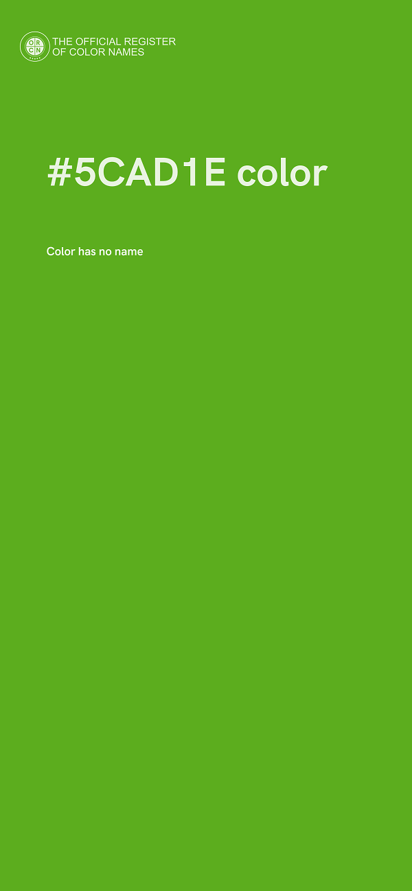 #5CAD1E color image