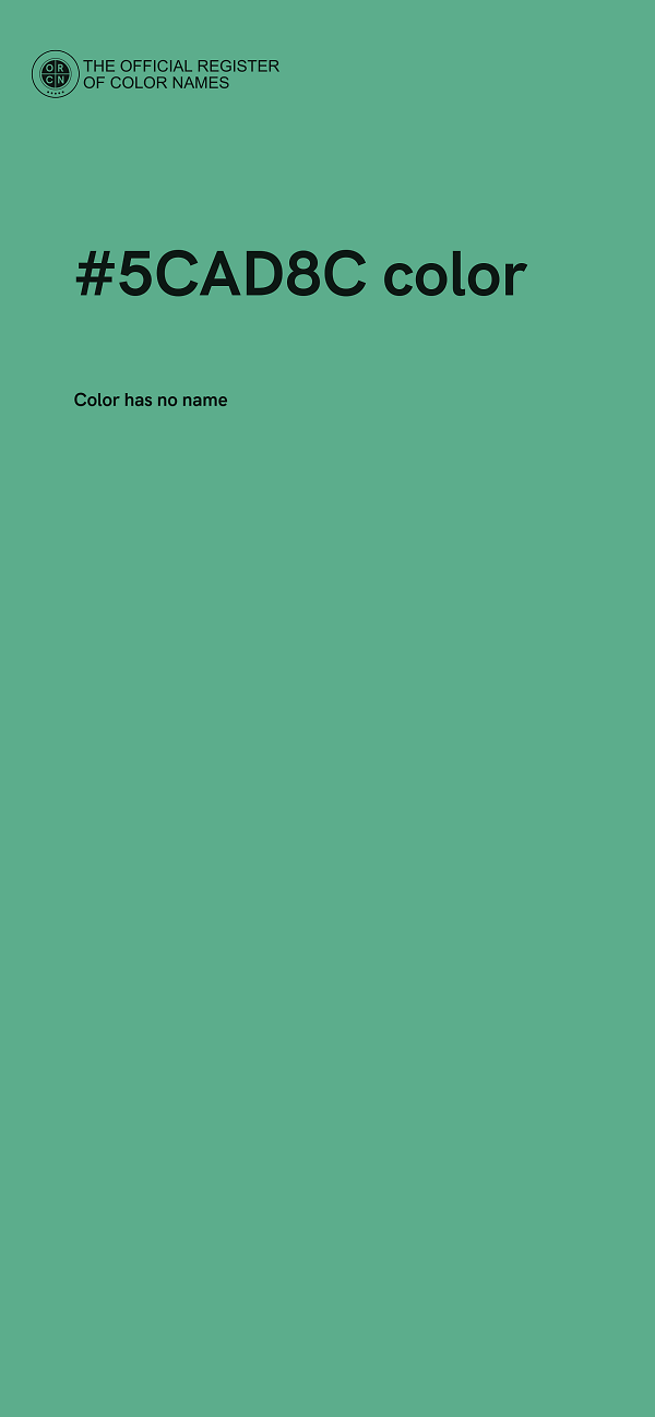 #5CAD8C color image