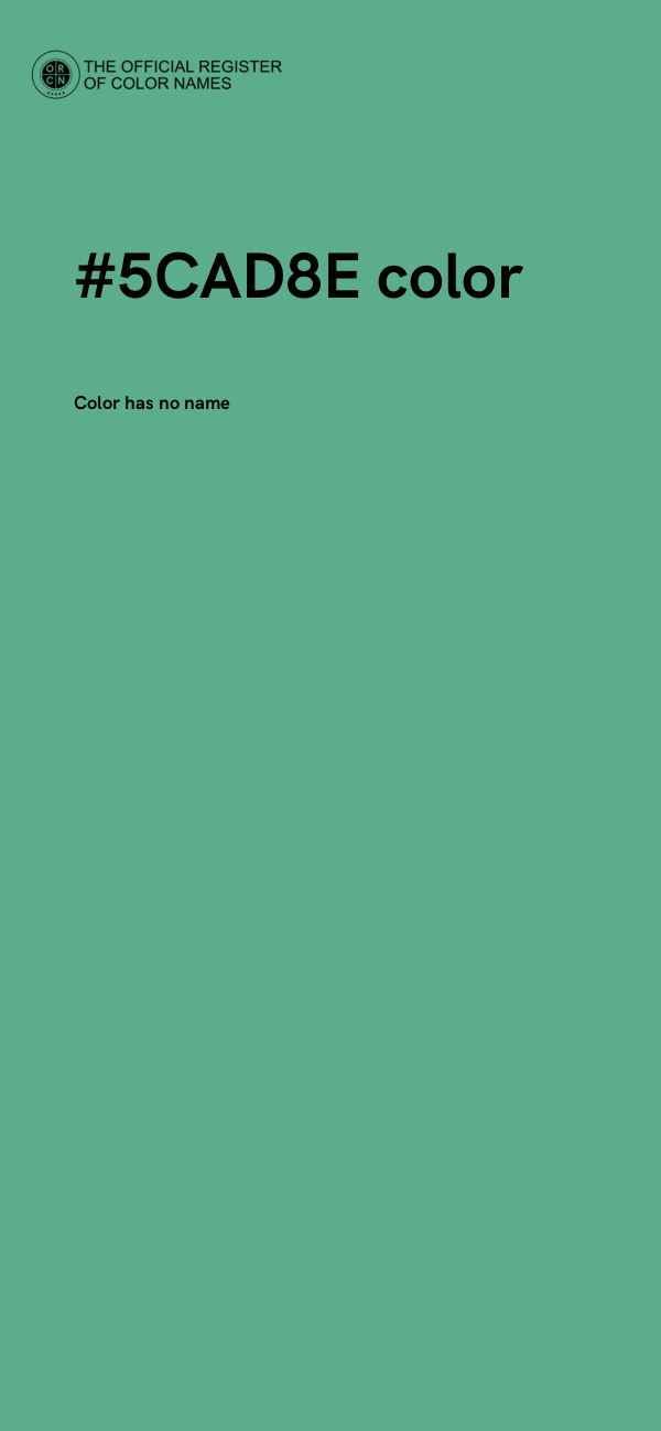 #5CAD8E color image