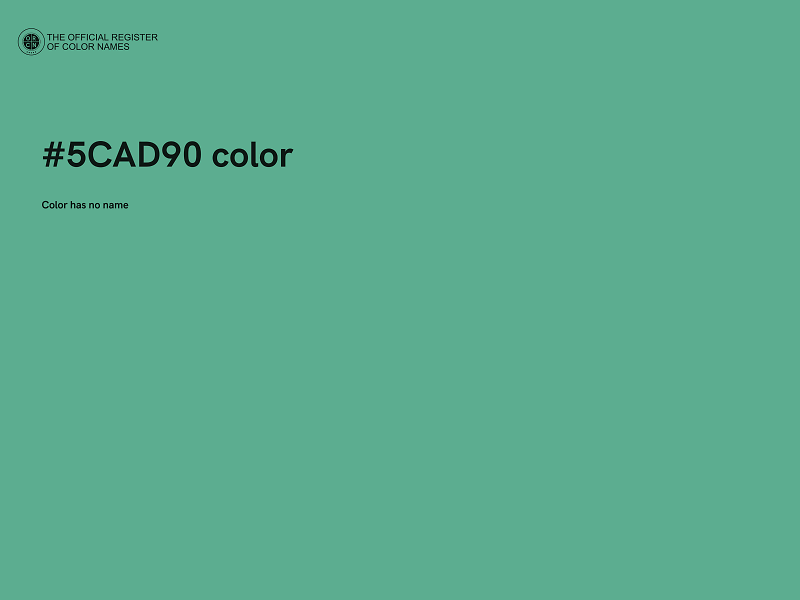 #5CAD90 color image