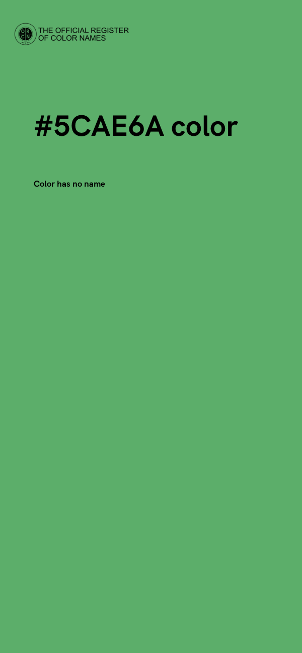 #5CAE6A color image