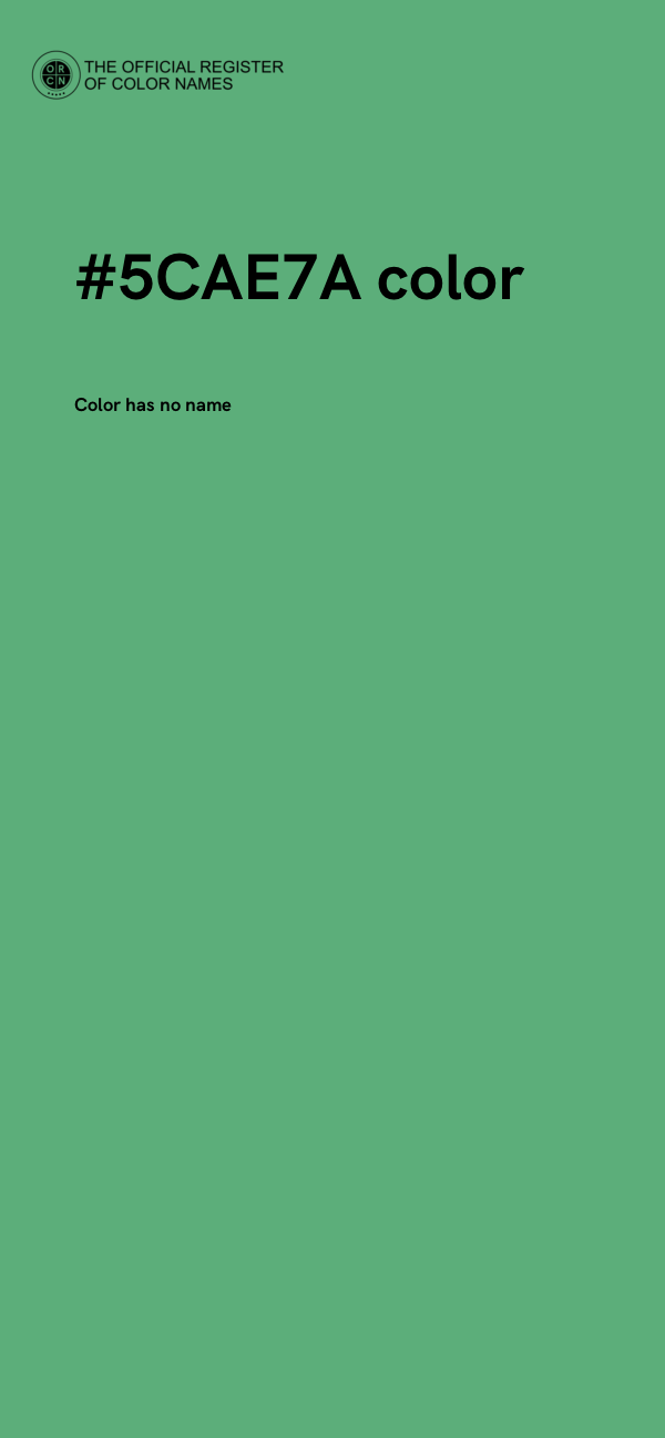#5CAE7A color image
