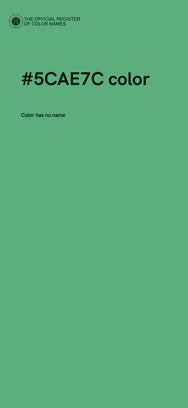 #5CAE7C color image