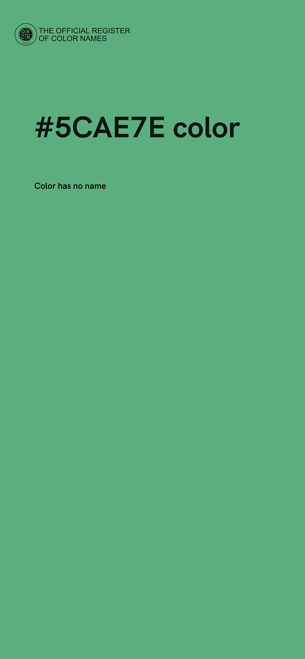 #5CAE7E color image