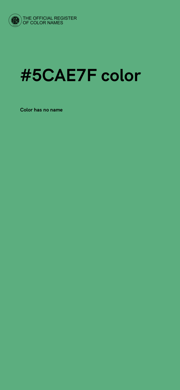 #5CAE7F color image