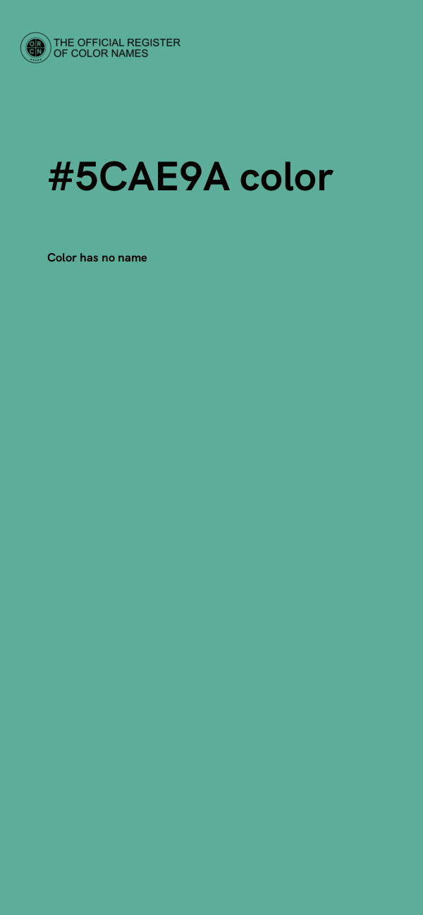 #5CAE9A color image