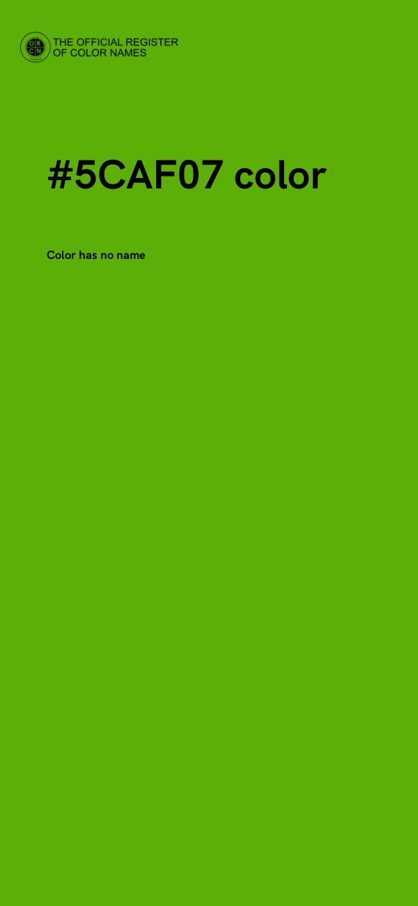 #5CAF07 color image