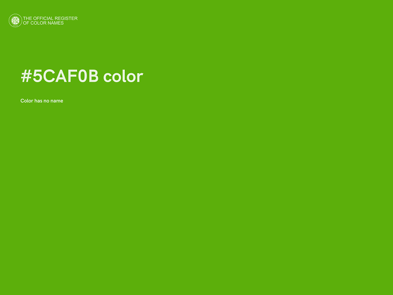 #5CAF0B color image