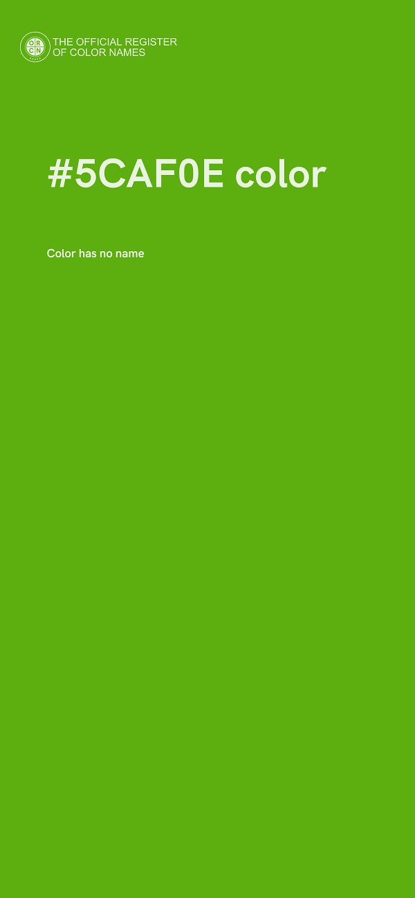 #5CAF0E color image