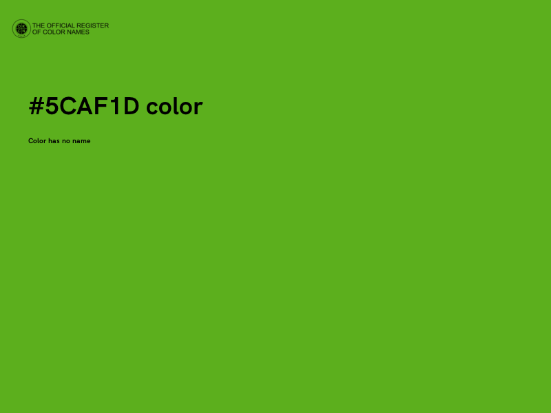 #5CAF1D color image