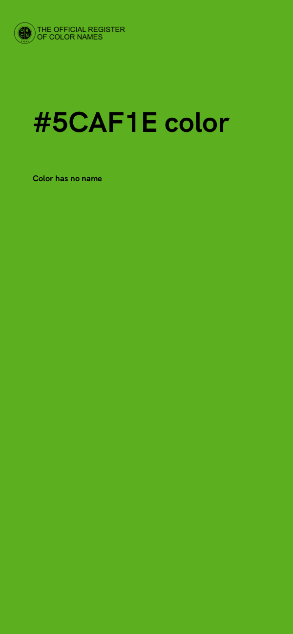 #5CAF1E color image