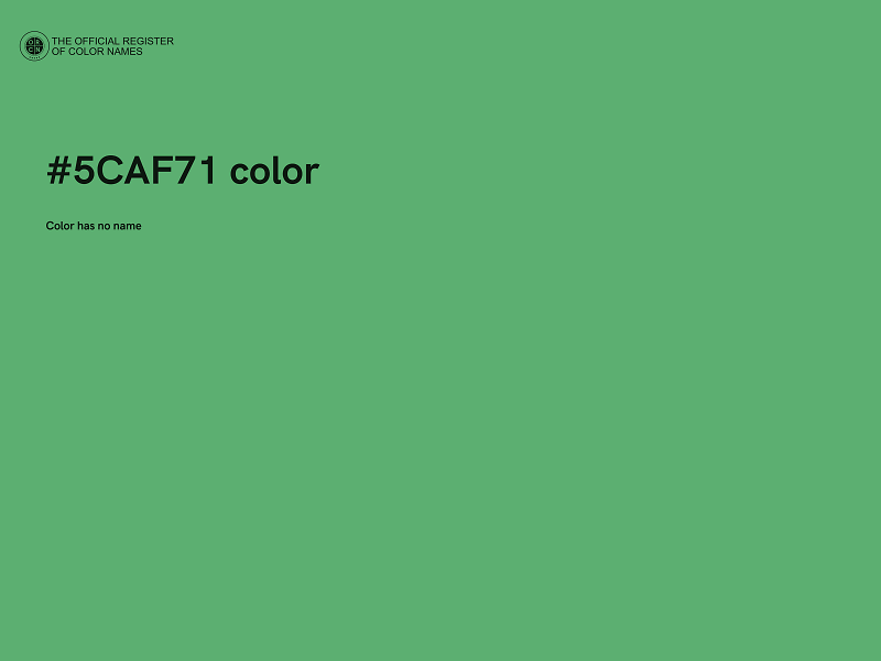 #5CAF71 color image