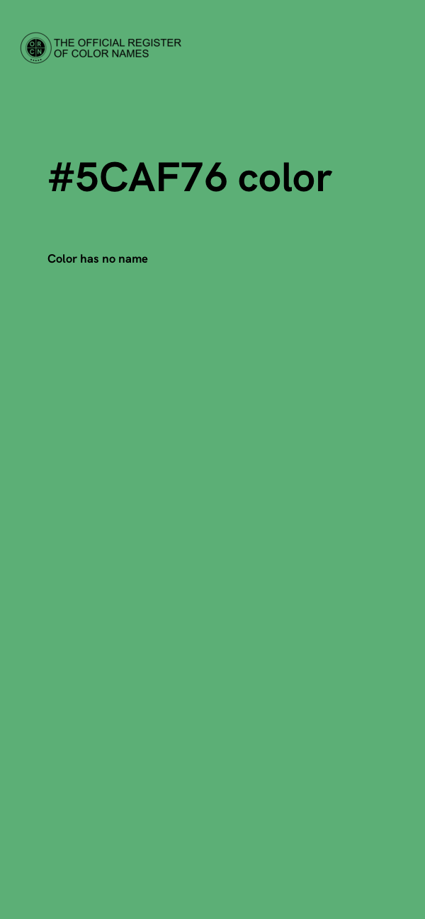 #5CAF76 color image