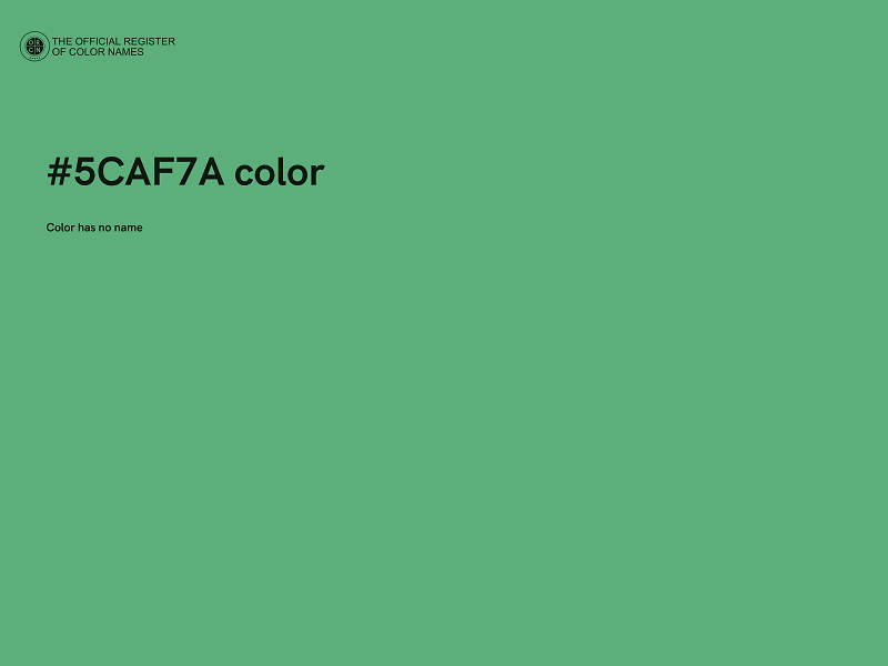 #5CAF7A color image