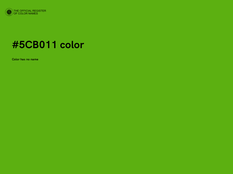 #5CB011 color image