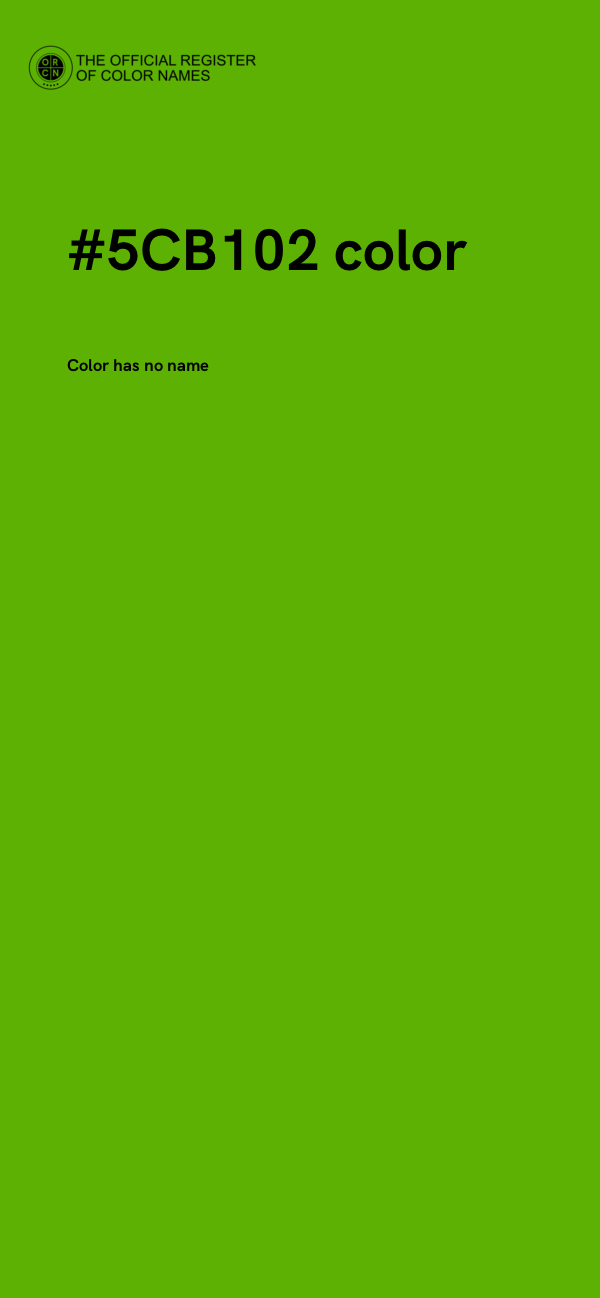 #5CB102 color image