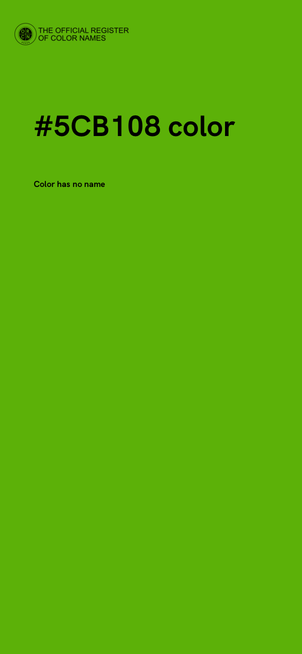 #5CB108 color image