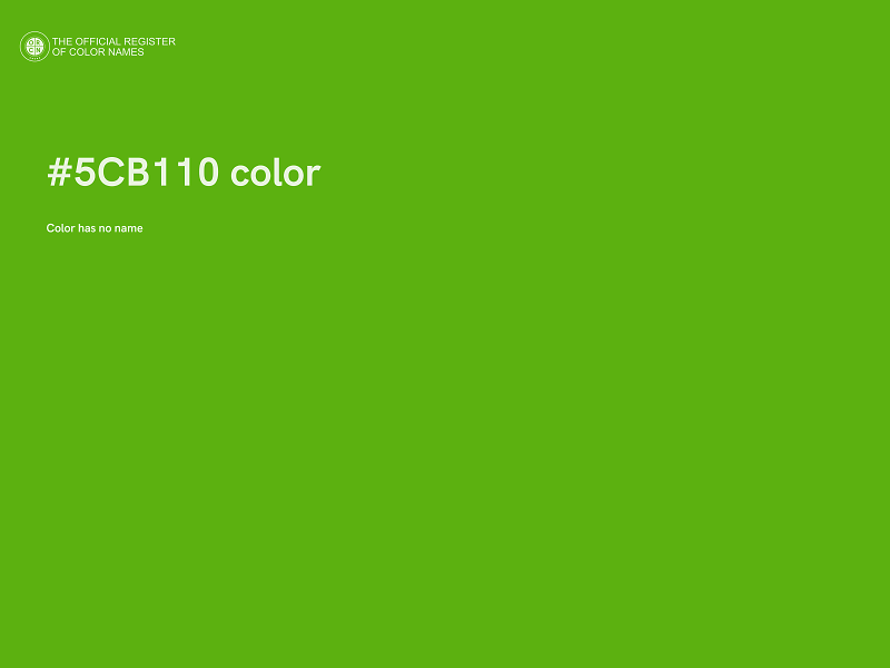 #5CB110 color image
