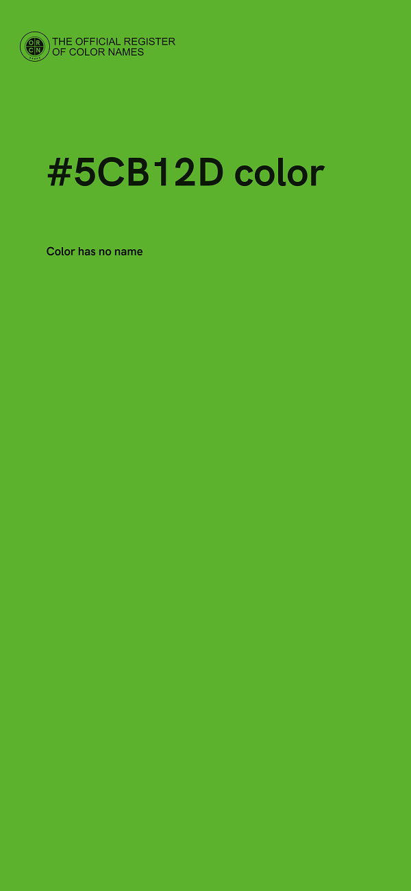 #5CB12D color image