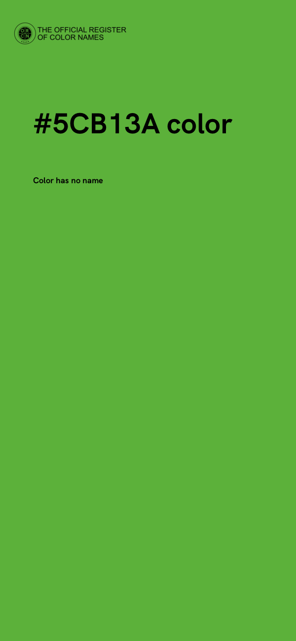#5CB13A color image