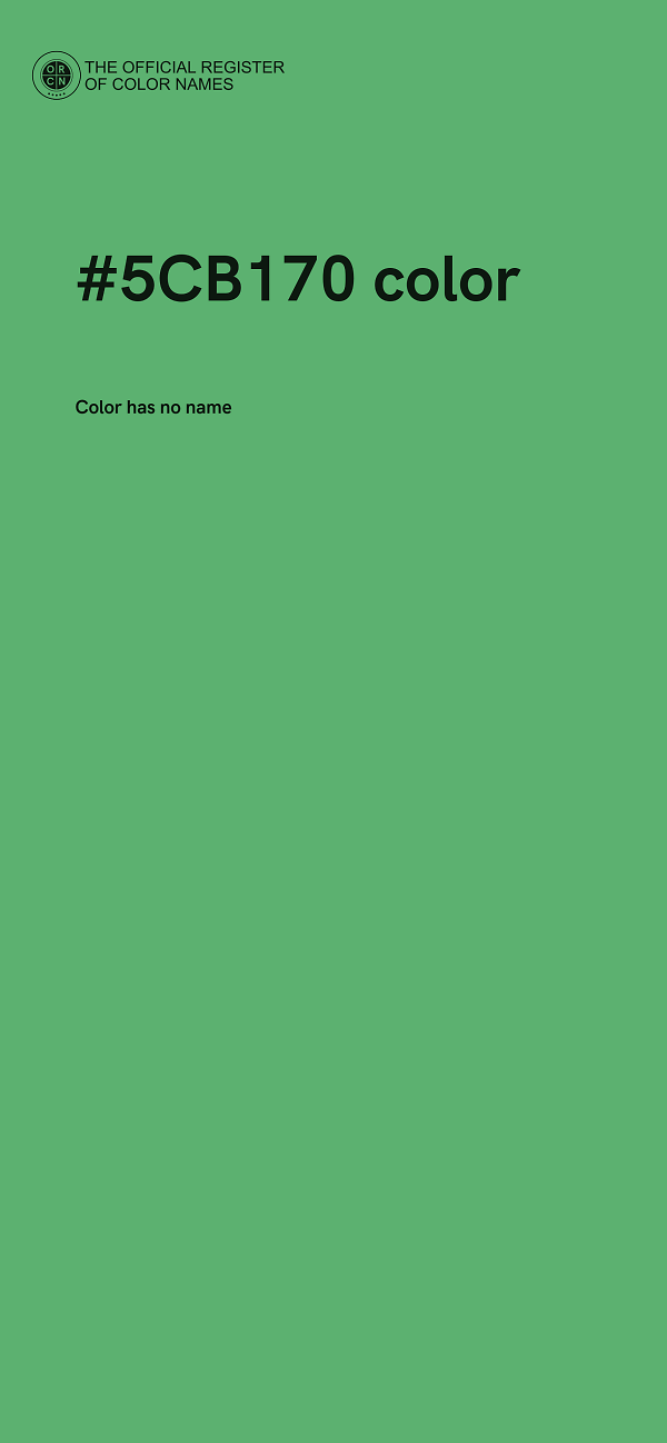 #5CB170 color image