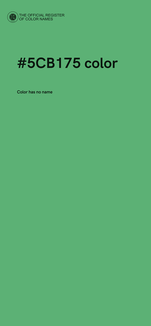 #5CB175 color image