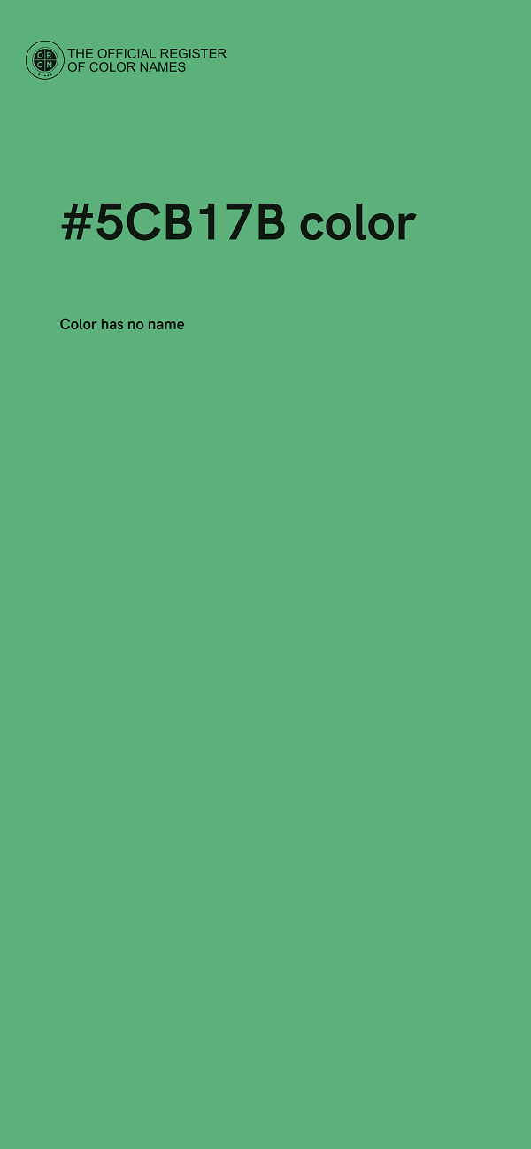 #5CB17B color image