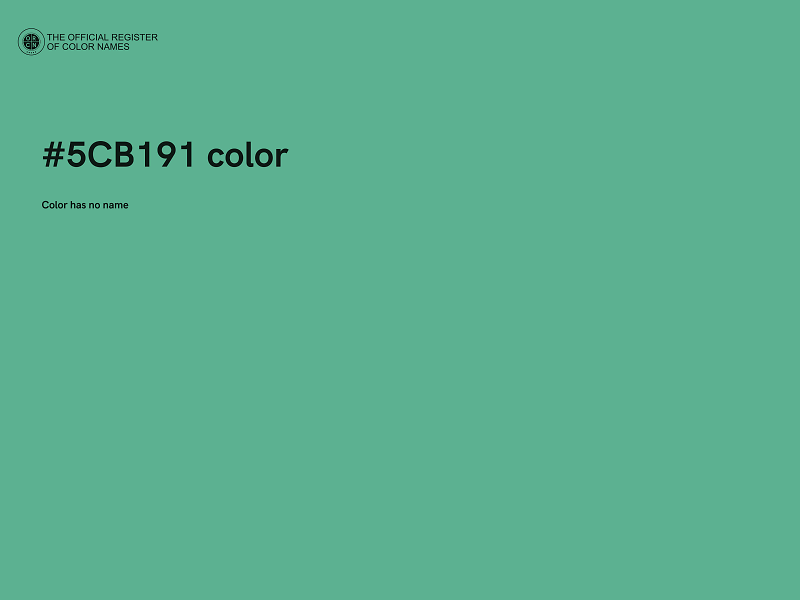 #5CB191 color image