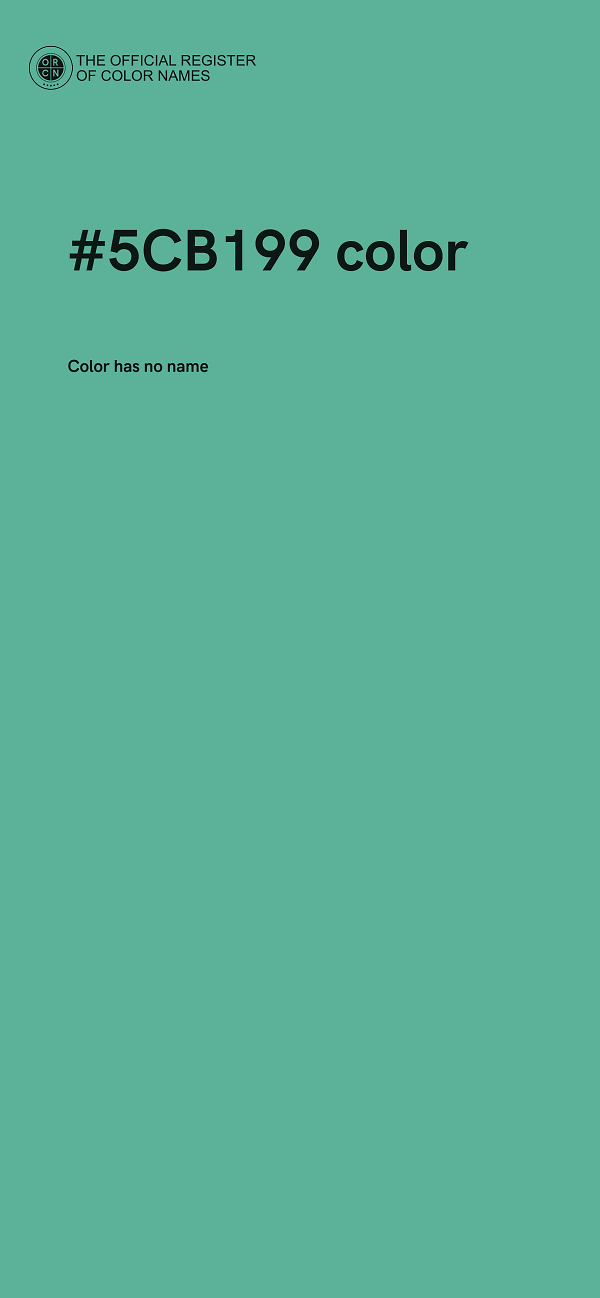 #5CB199 color image