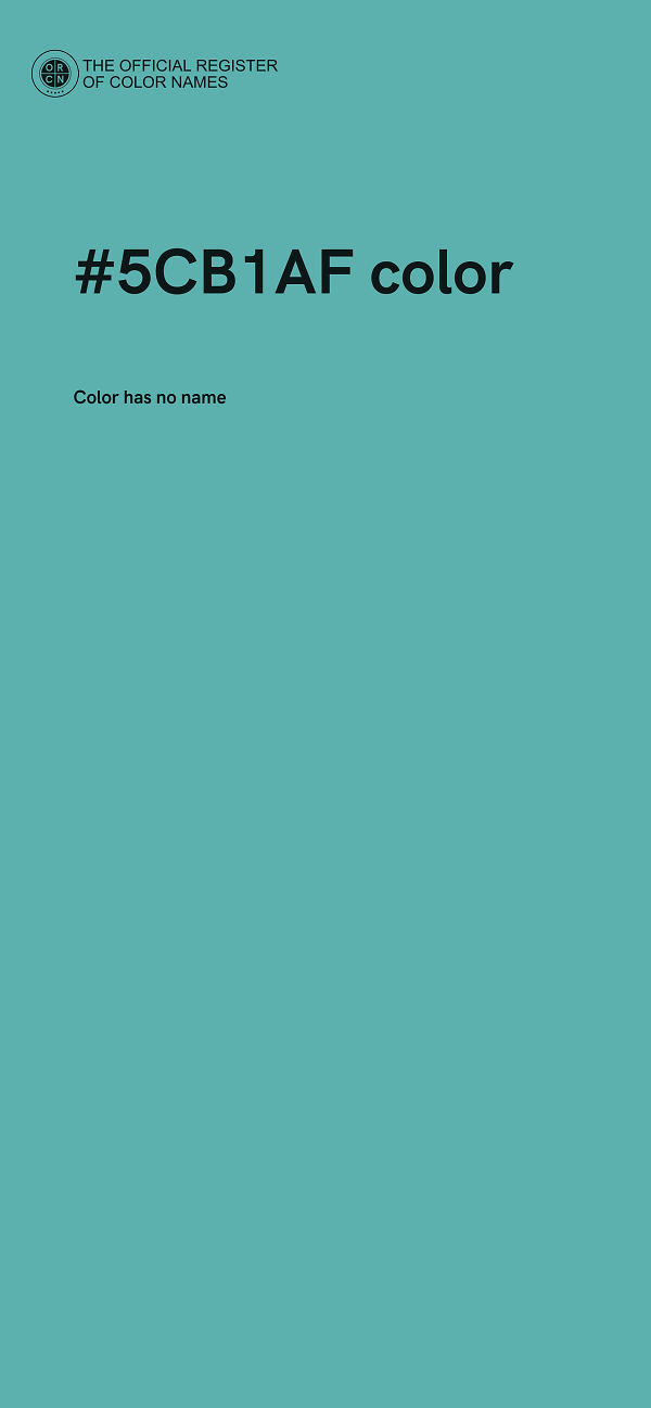 #5CB1AF color image