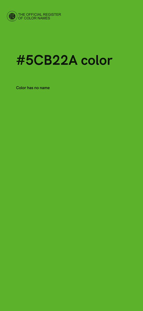 #5CB22A color image