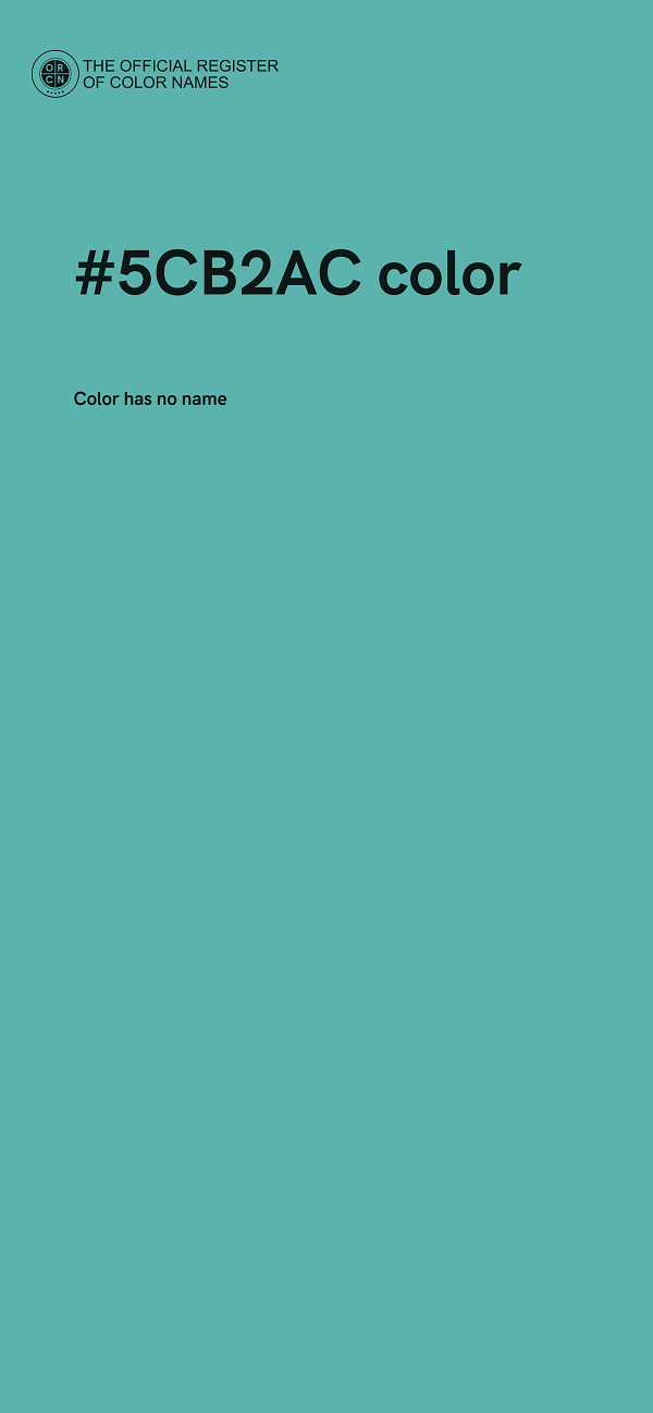 #5CB2AC color image