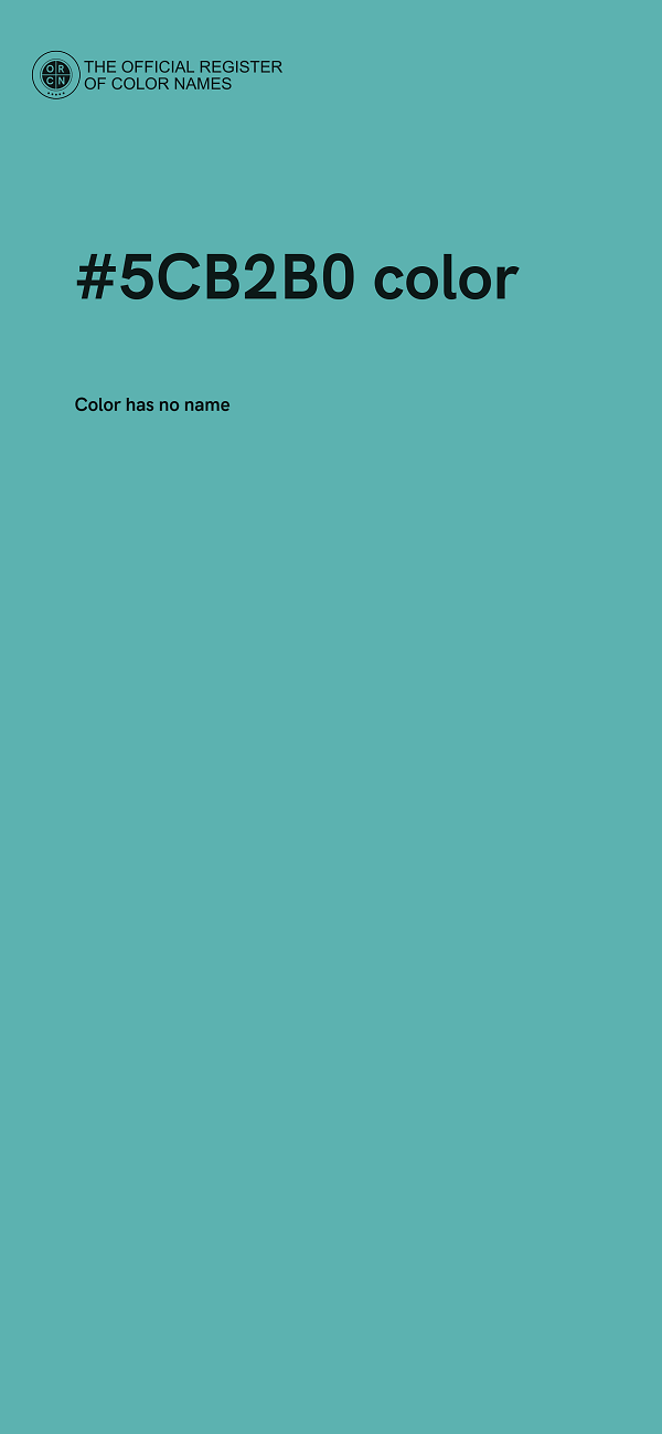 #5CB2B0 color image
